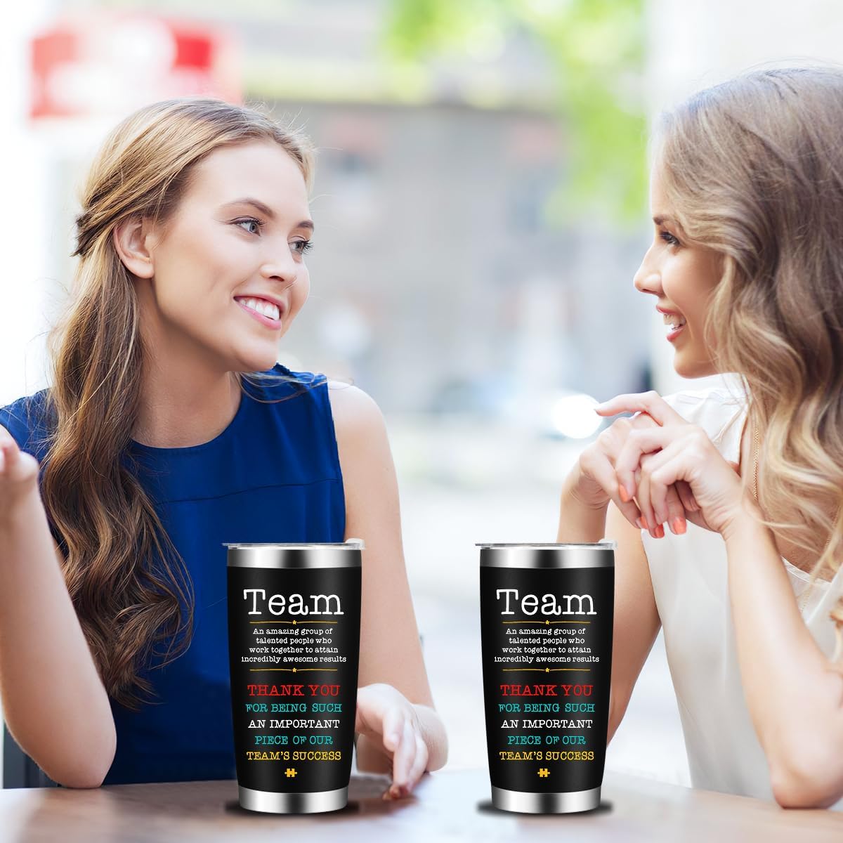 Sieral 7-Piece Funny Cat Lover Gift Set - 'I'm Fine' Tumbler, Makeup Bag, Journal, Pens & Stickers