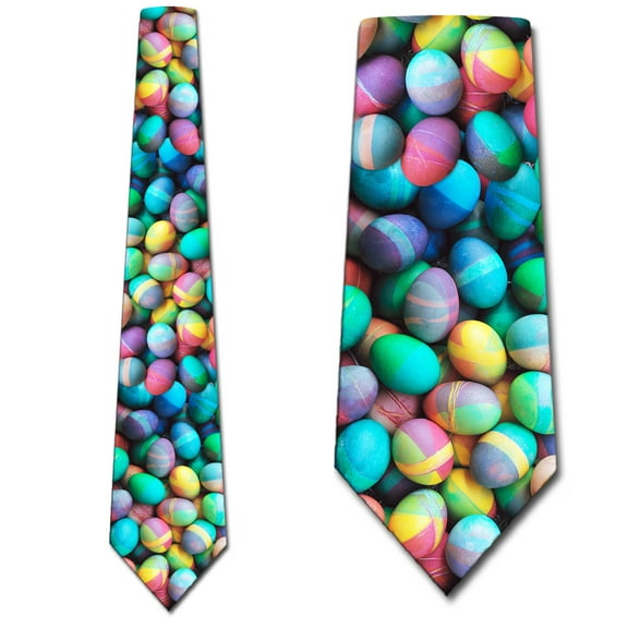 Easter Ties Mens Holiday Easter Egg Necktie by Three Rooker