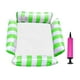thumbnail image 3 of Hamaca de agua, silla, juguete acuático premium, inflable, a la deriva, plegable, cojín de cama Verde, 3 of 9