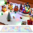 thumbnail image 5 of 2 Pcs Christmas Snow Blanket With Lights Lighted Snow Table Runner Snow Decoration Illuminated Blan, 5 of 5