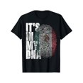 thumbnail image 1 of [100% Cotton] It's In My DNA Mexican Shirt Proud Hispanic Gift Mexico Flag T-Shirt Casual Soft, 1 of 6