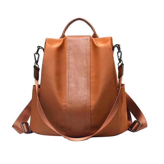 PU Leather Backpack for Women Large Capacity Color Block Backpacks Casual Travel Backpack Purse for Laptop
