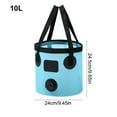 thumbnail image 6 of Yooshoverk Folding Bucket, 10L Portable Large-Capacity, Camping and Fishing Storage, Outdoor Car and Washbasin Use, 6 of 6