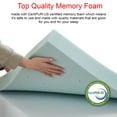 thumbnail image 6 of Empyrean Bedding 2" Cooling Gel Infused Memory Foam Mattress Topper, Queen, 6 of 6