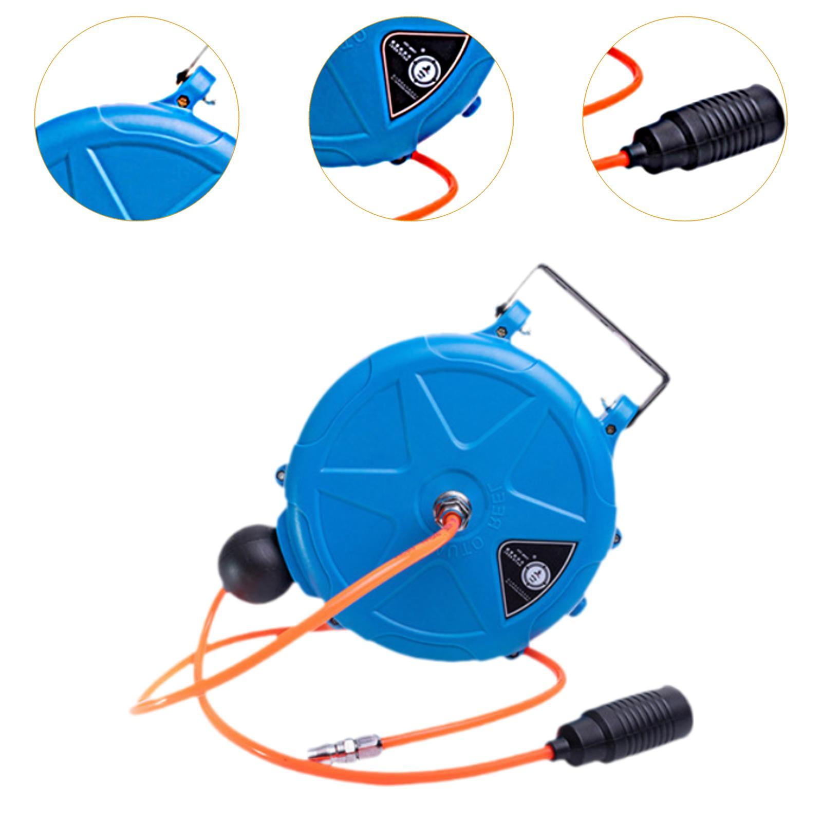 koolsoo Air Hose Reel Water Hose Reel Easily Installation Automatic Locking Garden Automatic Wall Mount Garage Air Compressor Hose Reel