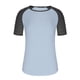 thumbnail image 4 of Hombres Empalmó Casual Top, Color Sólido Deportes Cuello Redondo Blusa para la Playa Y la Fiesta Desgaste, Suave Poliéster Moda Tee, Camisa de Cuello de Soporte, 4 of 8