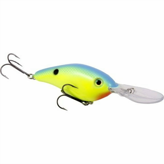 Strike King ProModel Crankbait S6XD Powder Blue Back Chartreuse Hard Bait Lure