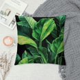 thumbnail image 2 of ARISTURING  Tropical Green Leaves Pillow Covers Green Leaf Decorative Pillow Cases for Sofa Couch Home Decor, 2 of 5