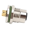 thumbnail image 2 of 4 Uds M12 aviación 4 núcleos tipo A enchufe 4 pines Panel hembra conector de enchufe electrónico para sensores actuadores, 2 of 8