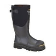 thumbnail image 2 of DRYSHOD WORK Mens Steel Toe Waterproof Boot Black Yellow Adjustable Gusset One Size, 2 of 4