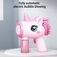 thumbnail image 4 of Pistola Burbujas Eléctrica Likrtyny juguete ametralladora automática rosa, 4 of 9