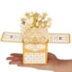 thumbnail image 5 of Tarjeta de 10 años de aniversario, tarjetas de feliz aniversario, tarjeta de aniversario de boda para esposa, hombres, ella, tono dorado, 5 of 6