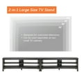 thumbnail image 3 of TV Stand for 85 inch TV Entertainment Center Black Wood TV Media Console Table for 90/95/100 inch TV with 8 Storages for Living Room Bedroom,, 3 of 6