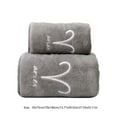 thumbnail image 4 of Xuniizn Bath Towel and Wash Cloths Set: Bath Towelx2, 100%Polyester, Highly Absorbent & Fade Resistant, 4 of 7