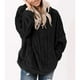 thumbnail image 2 of Sudadera de felpa para mujer, capucha con cordón, ajuste holgado, sudadera con capucha para mujer con bolsillo frontal para el trabajo, deportes diarios, 2 of 6