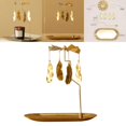 thumbnail image 4 of GUOOL Candle Holder Rotary Light Holder Christmas Table Dinner Decor Tray Revolving Candlestick for Wedding Fireplace Home Decor Holiday Favor Gift Feather, 4 of 8