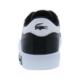 thumbnail image 3 of Lacoste Powercourt PS Boys Shoes Size 12.5, Color: Black/White, 3 of 5