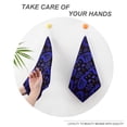 thumbnail image 4 of Blue Paisley Bandana Pattern Towels for Bathroom, Kitchen, Gym, Towels, Soft, Highly Absorbent, Hanging Towel with Hanging Eyelet, 4 of 8