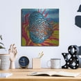 thumbnail image 6 of Luxe Metal Art 'Brilliant Tropical Fish II' by Carolee Vitaletti Metal Wall Art, 12"x12", 6 of 7