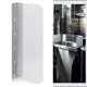 thumbnail image 4 of 2 protectores laterales contra salpicaduras de acero inoxidable con tornillos para fregadero, baño y cocina., 4 of 8