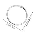 thumbnail image 2 of HAMPPLIES 20Pcs Silver Small Binder Rings Metal Rings for Crafts Organizing Photos and Documents, 2 of 8