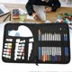 thumbnail image 3 of 31PCS Artist Water Soluble Sketching Drawing Colored Pencil Watercolor Acrylic Pigment Set, 3 of 5
