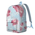 thumbnail image 2 of Floral Flowers Backpack for School College and Work, Large Capacity Bookbag with Laptop Compartment, Durable Everyday Backpack for Commuting and Travel, Sunflower Print Unisex Gift for Teens Adults, 2 of 5