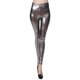 thumbnail image 1 of Leggings de cuero sintético color bronce de varios tamaños Pantalones de cuero ajustados para discoteca de color caramelo Pantalones hasta el tobillo que no se decoloran fácilmente, 1 of 6