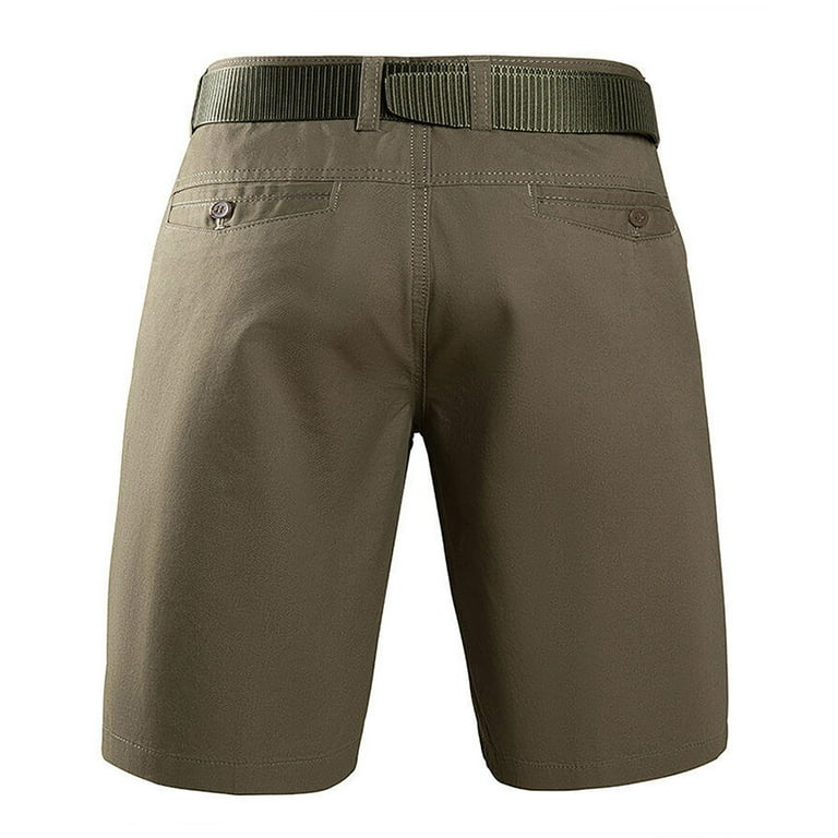 ZQUUVOU Men's Dress Shorts Casual Pockets Zipper Button