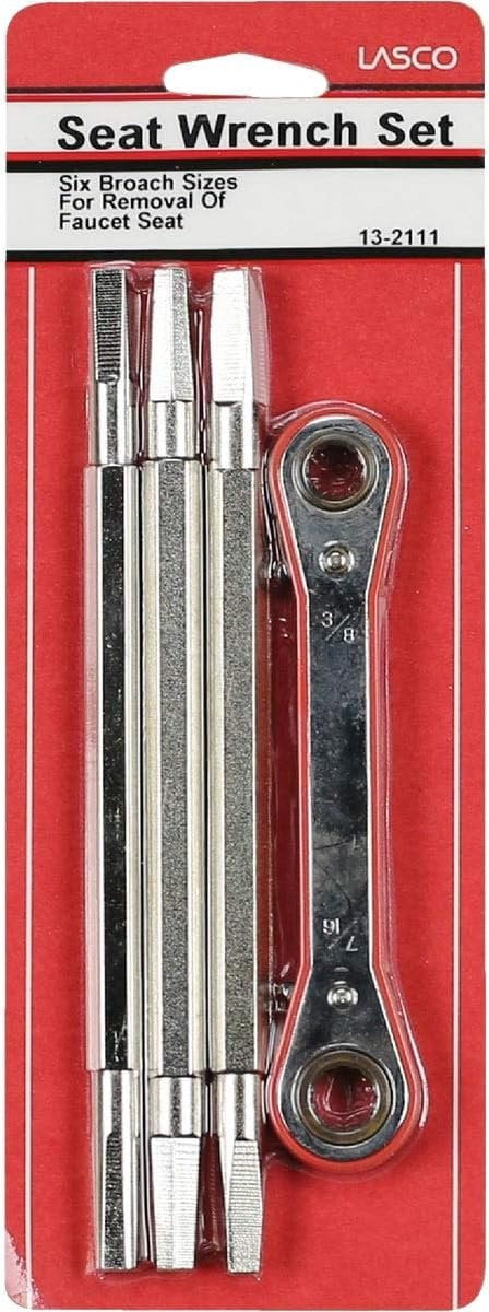 Larsen Ratchet Wrench 4-Piece Seat Wrenches Set - Multicolor - Pack Of 1 — Heavy-Duty Construction, Professional Use