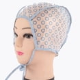 thumbnail image 4 of Flmtop Double-layer Plastic Disposable Hair Highlighting Cap Dye Hat with Hook Needle, 4 of 8