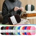 thumbnail image 4 of COM1950s Colorful Hand Knitting 25g Knitting Crochet Milk Soft Baby Cotton Wool Yarn, 4 of 9