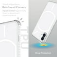 thumbnail image 4 of TUDIA SKN Nothing Phone 1 Case Anti-Yellowing Semi-Transparent Cover - Frosted Clear, 4 of 8