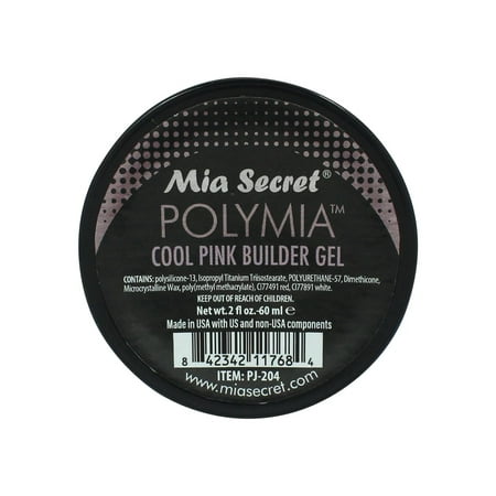 Mia Secret POLYMIA BUILDER GEL IN JAR - Cool Pink 2oz / 60mL
