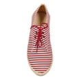 thumbnail image 4 of Refresh CG94 Women Fabric Stripe Lace Up Espadrille Loafer Flat, 4 of 5
