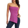 thumbnail image 4 of Verano Sexy Tube Tops Mujeres europeas Chaleco sin mangas Ropa femenina (Rose Red M) FLhrweasw Para estrenar, 4 of 8