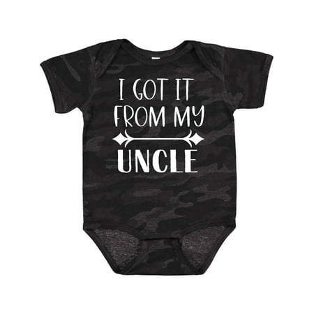 

Inktastic I Got It from My Uncle Gift Baby Boy or Baby Girl Bodysuit