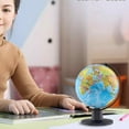 thumbnail image 2 of Globo terráqueo giratorio educativo para niños, globo terráqueo decorativo con geografía fácil de leer, océanos azules vibrantes y masas de tierra coloridas, tamaño perfecto para uso en el aula o la, 2 of 5