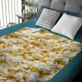 thumbnail image 4 of Popcorn Fun Novelty Food Lightweight Super Soft Cozy Throw Blanket Warm and Lightweight Soft Flannel Blankets 60x50 Medium for Teen Bed Blanket, 4 of 6