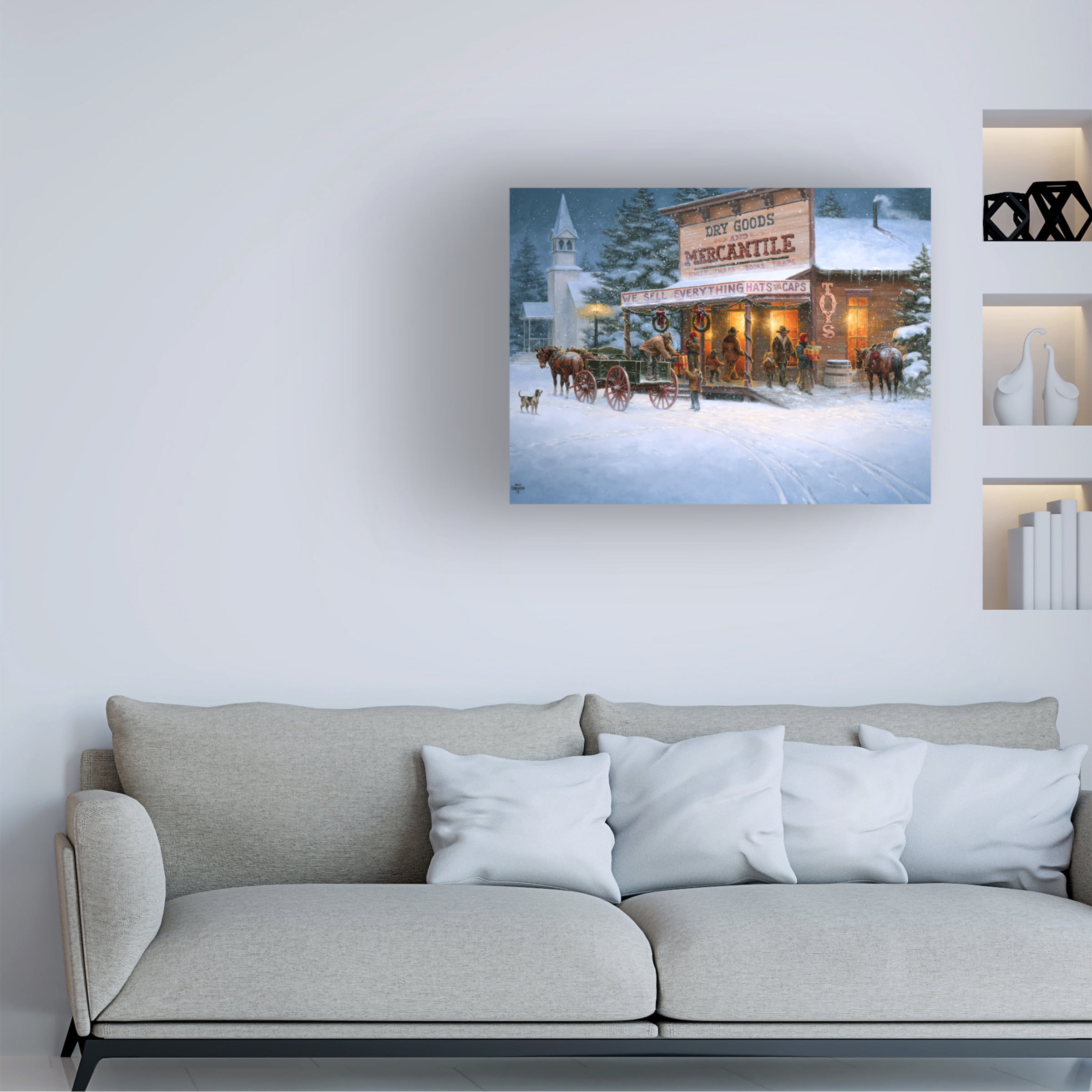 Jack Sorenson 'Christmas Wishes' Canvas Art
