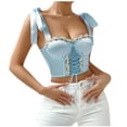 thumbnail image 2 of LSLJS Petit Gilet pour Femmes avec Poitrine Enveloppée, Débardeur pour Femmes, 2 of 8