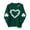 Tops-A989Green, variant on LEKWK Womens St Patricks Day Tops Heart Clover Pattern Graphic Tees Round Neck Sweater Tops Irish Collar Text Daily Wear