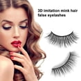 thumbnail image 3 of Happydeer 10Pairs 3D Long Faux Mink Fur Thick False Lash Eyelashes Extension Eye Makeup, 3 of 13
