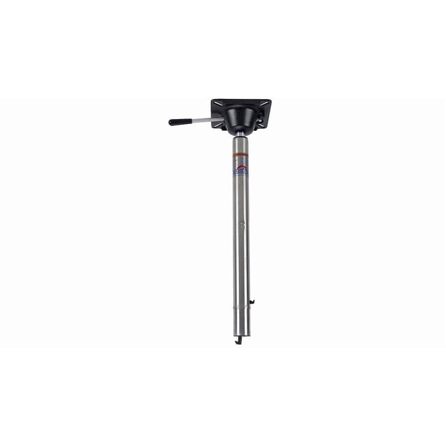 Springfield Marine Boat Seat Pedestal 1642008 Spring-Lock; Adjustable Height Pedestal; 22 Inch To 28-1/2 Inch Post Height; 1-3/4 Inch Post Diameter; Polished