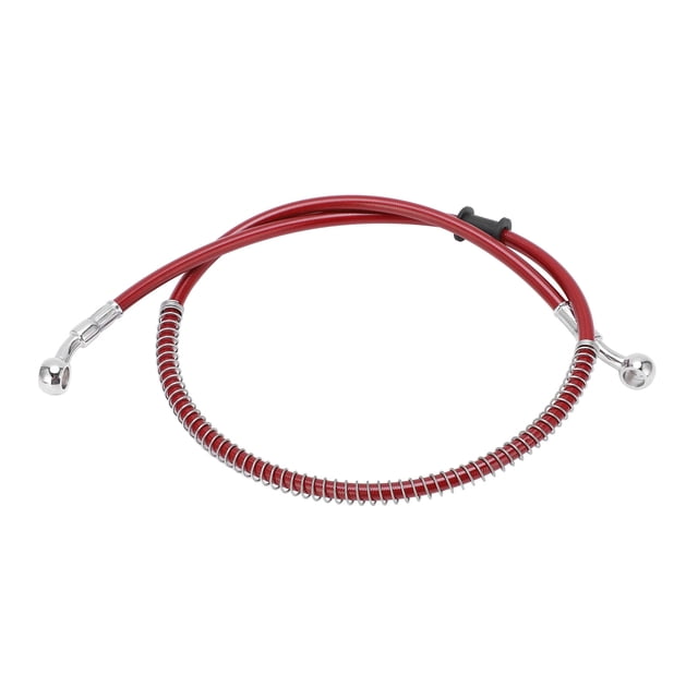 Tubo de freno de motocicleta de 90cm/35,4 pulgadas, accesorio Universal portátil de PVC de acero rojo para motocicleta
