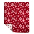 thumbnail image 3 of Greenland Home Woven Matelassé Snowflakes Holiday Reversible Throw Blanket, 50" x 60", 3 of 7