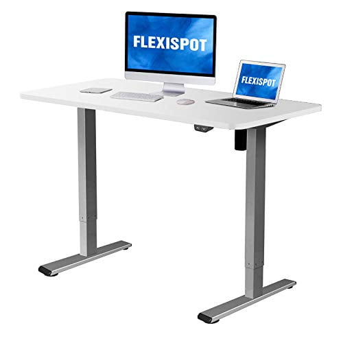 Flexispot Electric Standing Desk 48 X 24 Inches Seamless Solid Slab Height Adjustable Stand Up Desks For Home Office Table Silver Frame In Whitetop Canada Flexispot Electric Standing Desk 48 X, Build Your Own Electric Standing Desk