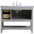 thumbnail image 6 of Elegant Decor Metropolis 42" Single Marble Top Bathroom Vanity in Gray, 6 of 14