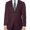 Red, variant on Adam Baker Mens Ultra Slim fit Notch Lapel Plaid Sport Coat/Blazer- Colors