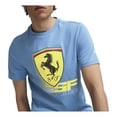 thumbnail image 4 of Playera Puma Hombre Scuderia Ferrari Race Big Logo Azul celeste XL, 4 of 8